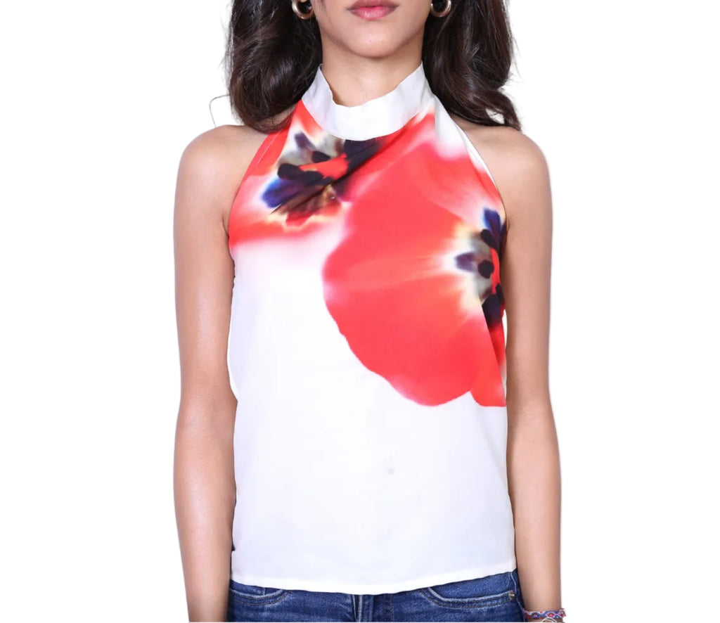 Floral Halter Top
