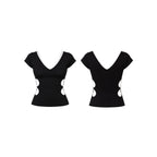 Black Cut Out Top