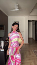 Satin Tie Up Top